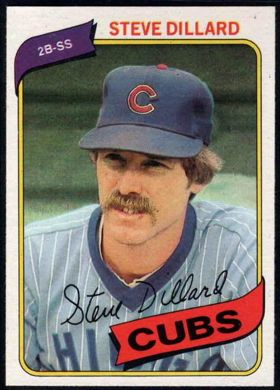 1980 Topps #452 Steve Dillard VG Chicago Cubs 
