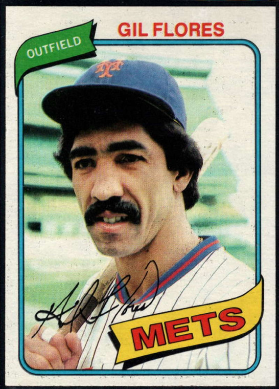 1980 Topps #478 Gil Flores VG New York Mets 