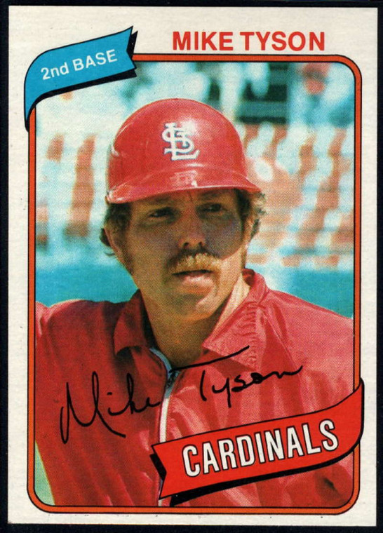 1980 Topps #486 Mike Tyson DP VG St. Louis Cardinals 