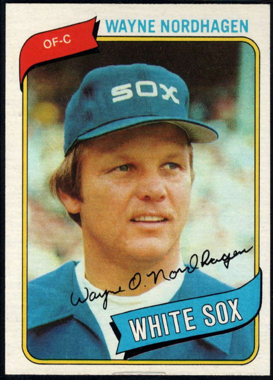 1980 Topps #487 Wayne Nordhagen VG Chicago White Sox 