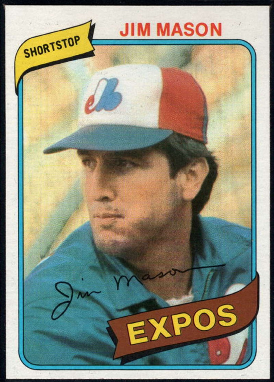 1980 Topps #497 Jim Mason VG Montreal Expos 