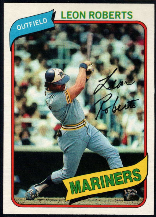 1980 Topps #507 Leon Roberts VG Seattle Mariners 