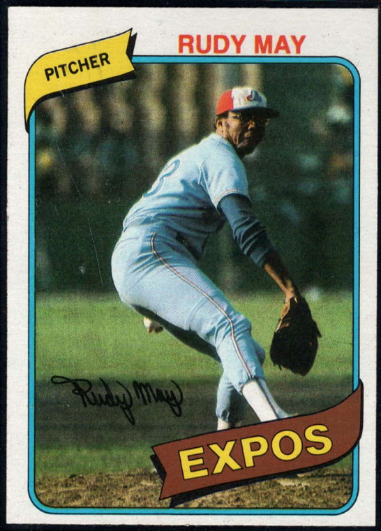 1980 Topps #539 Rudy May VG Montreal Expos 