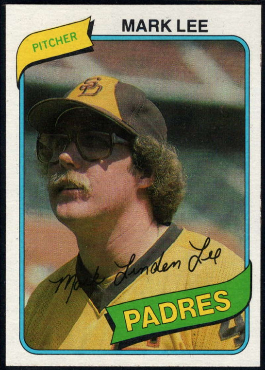 1980 Topps #557 Mark Lee VG San Diego Padres 