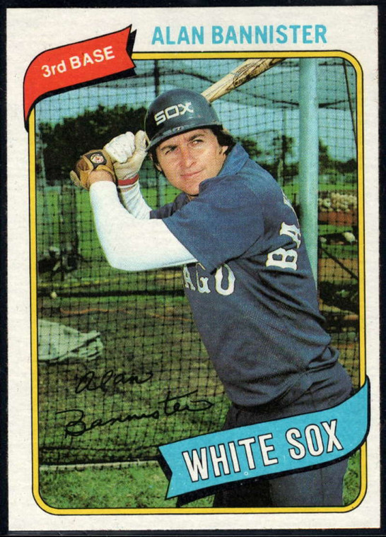 1980 Topps #608 Alan Bannister VG Chicago White Sox 