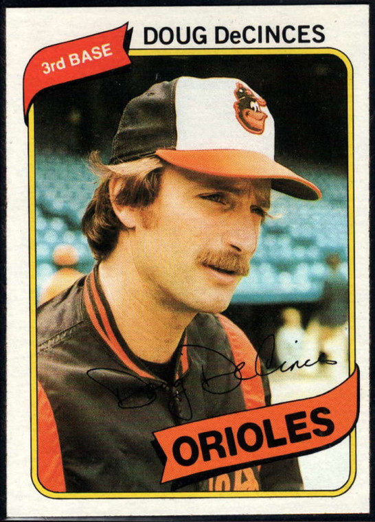 1980 Topps #615 Doug DeCinces VG Baltimore Orioles 