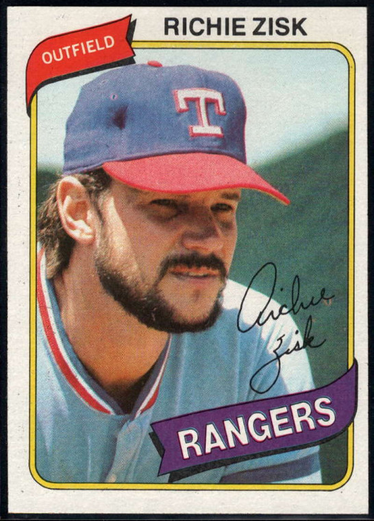 1980 Topps #620 Richie Zisk VG Texas Rangers 