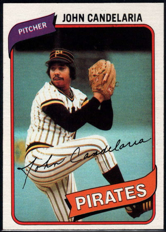 1980 Topps #635 John Candelaria VG Pittsburgh Pirates 