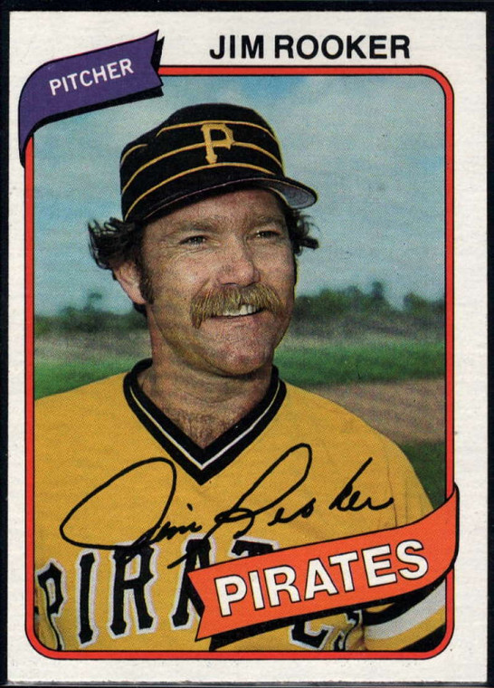 1980 Topps #694 Jim Rooker VG Pittsburgh Pirates 