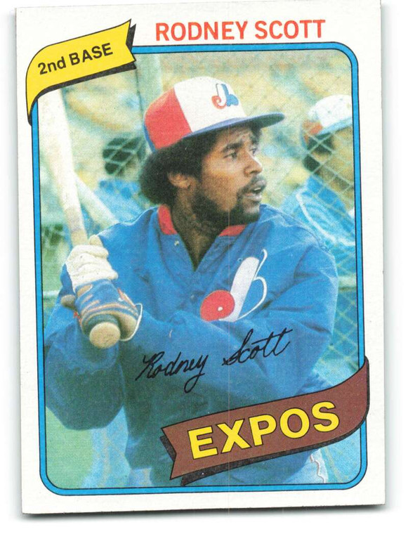 1980 Topps #712 Rodney Scott VG Montreal Expos 