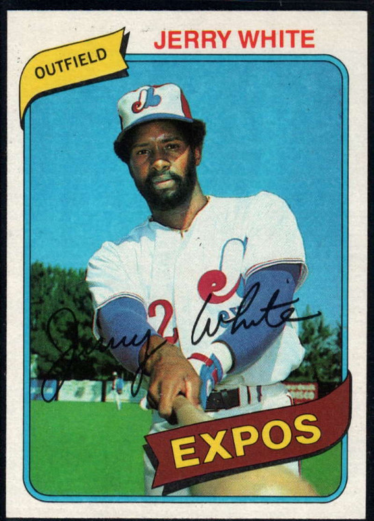 1980 Topps #724 Jerry White VG Montreal Expos 