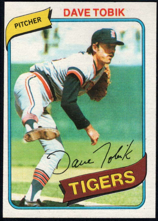 1980 Topps #269 Dave Tobik VG Detroit Tigers 