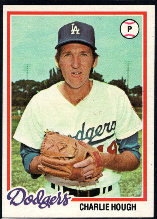 SOLD 18143 1978 Topps #22 Charlie Hough VG Los Angeles Dodgers 