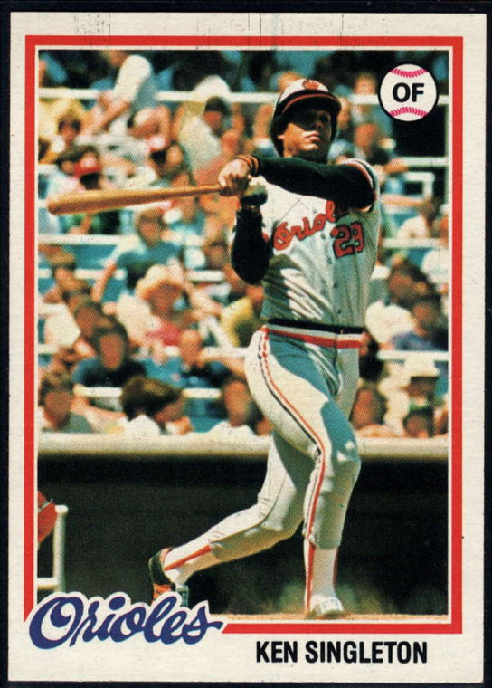 1978 Topps #65 Ken Singleton VG Baltimore Orioles 