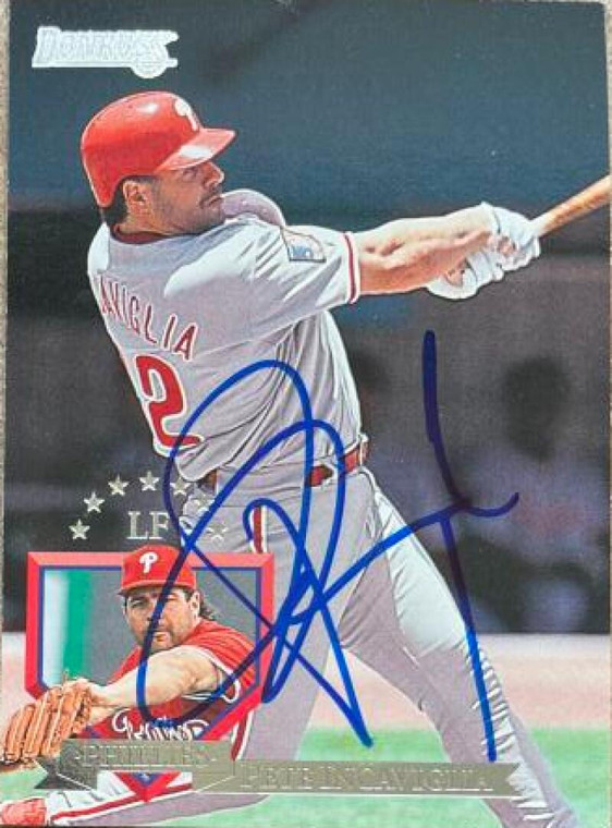 SOLD 1639 Pete Incaviglia Autographed 1995 Donruss #98