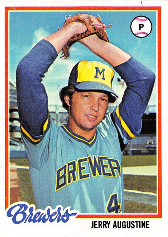 1978 Topps #133 Jerry Augustine VG Milwaukee Brewers 