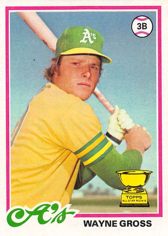 1978 Topps #139 Wayne Gross VG Oakland Athletics 