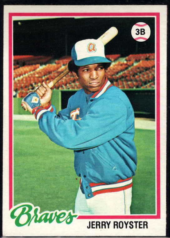1978 Topps #187 Jerry Royster DP COND Atlanta Braves 