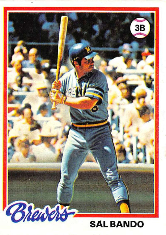 1978 Topps #265 Sal Bando DP VG Milwaukee Brewers 