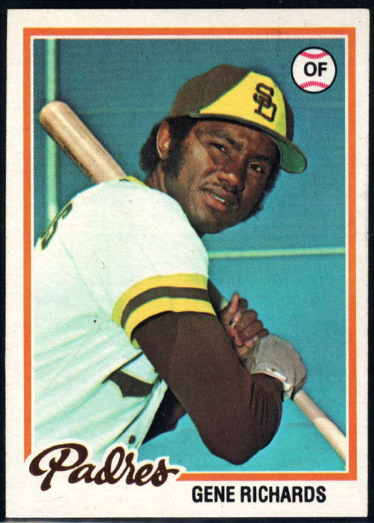 1978 Topps #292 Gene Richards COND San Diego Padres 