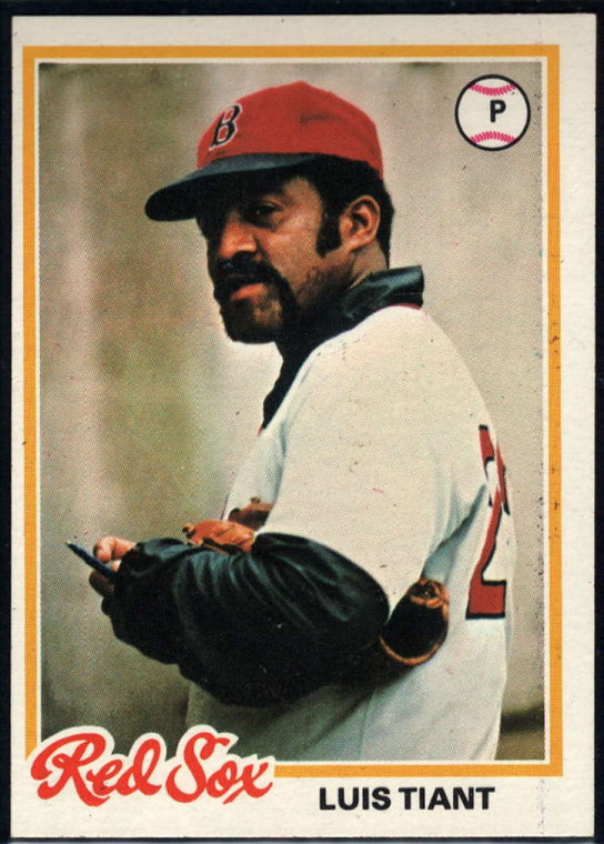 SOLD 18467 1978 Topps #345 Luis Tiant COND Boston Red Sox 