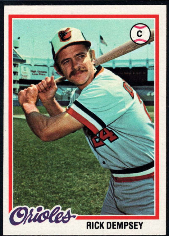1978 Topps #367 Rick Dempsey COND Baltimore Orioles 