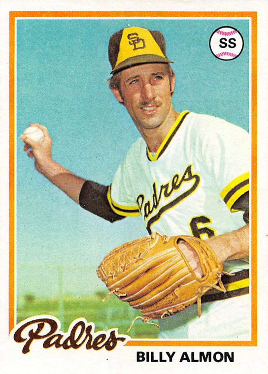 1978 Topps #392 Bill Almon VG San Diego Padres 