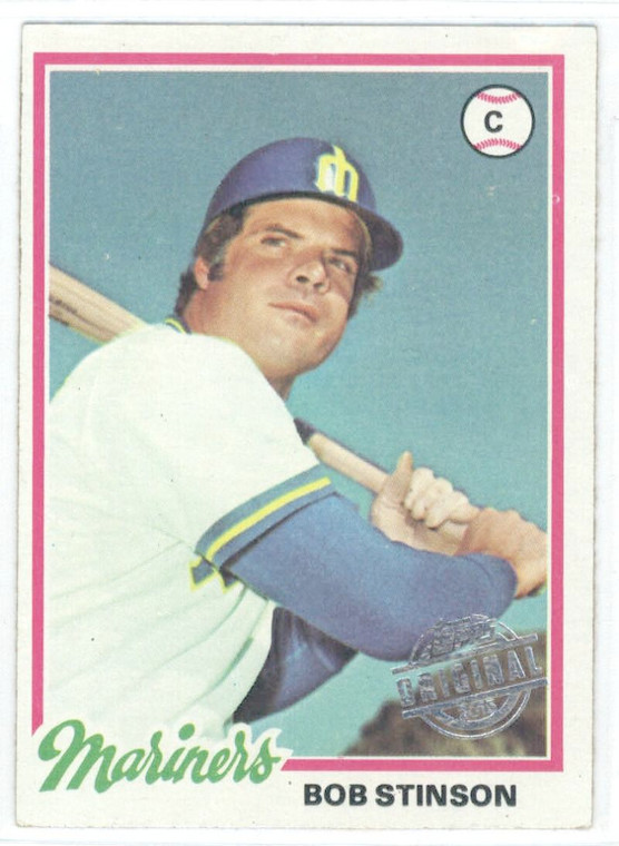 1978 Topps #396 Bob Stinson DP COND Seattle Mariners 