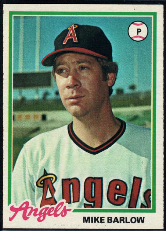 1978 Topps #429 Mike Barlow COND RC Rookie California Angels 