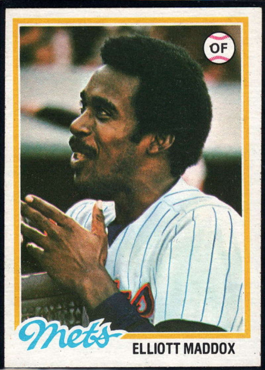 1978 Topps #442 Elliott Maddox COND New York Mets 