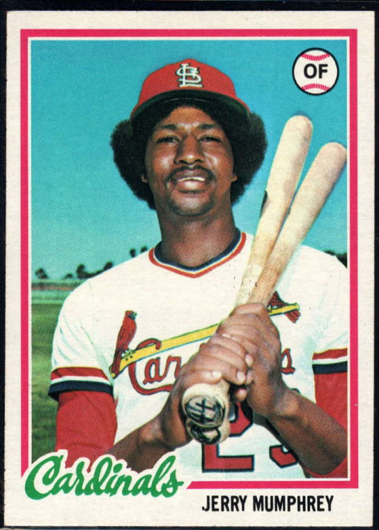 1978 Topps #452 Jerry Mumphrey COND St. Louis Cardinals 