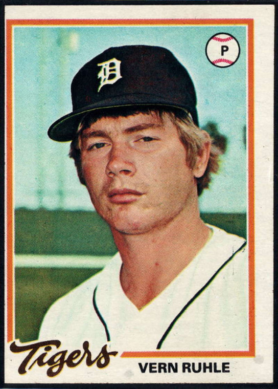 1978 Topps #456 Vern Ruhle COND Detroit Tigers 