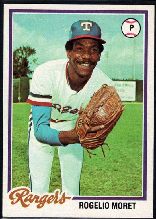 1978 Topps #462 Rogelio Moret COND Texas Rangers 