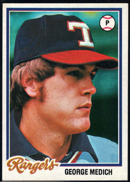 1978 Topps #583 Doc Medich VG Texas Rangers 