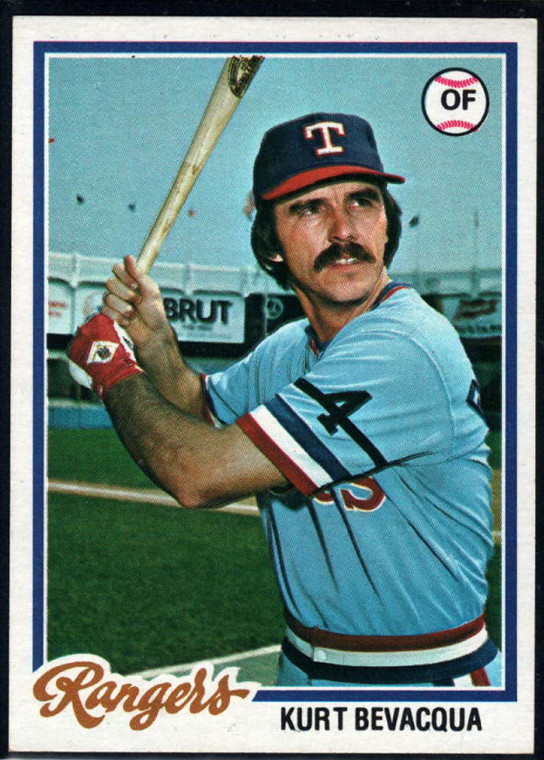 1978 Topps #725 Kurt Bevacqua COND Texas Rangers 