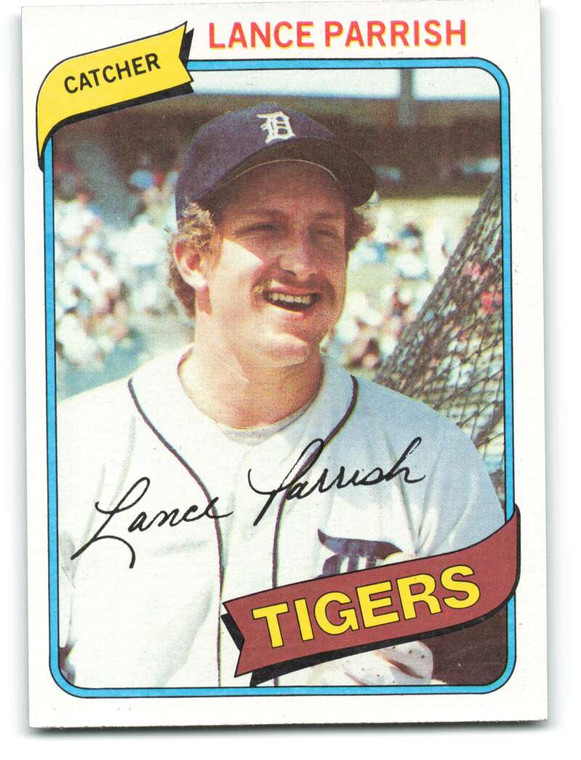 1980 Topps #196 Lance Parrish VG Detroit Tigers 