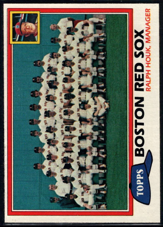 SOLD 15869 1981 Topps #662 Red Sox Team/Ralph Houk MG VG Boston Red Sox 