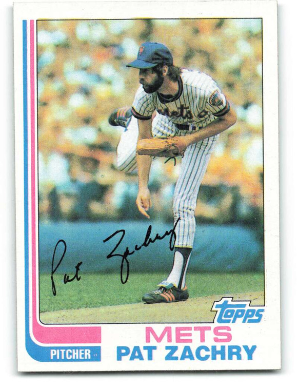 1982 Topps #399 Pat Zachry VG New York Mets 