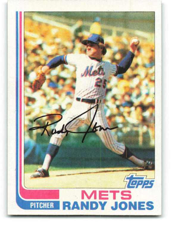 1982 Topps #626 Randy Jones VG New York Mets 