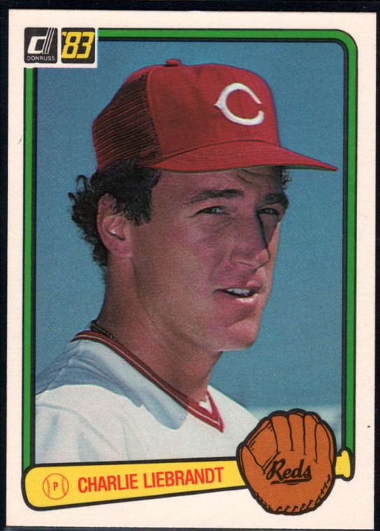 1983 Donruss #421 Charlie Leibrandt UER VG Cincinnati Reds 