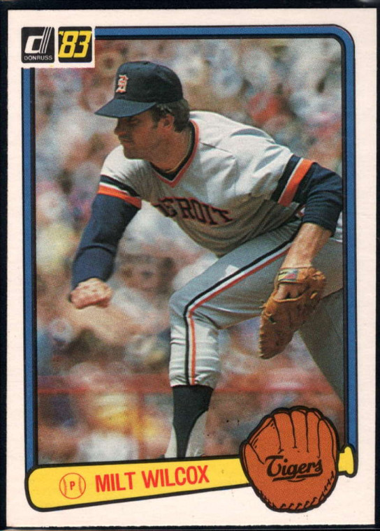 1983 Donruss #155 Milt Wilcox VG Detroit Tigers 