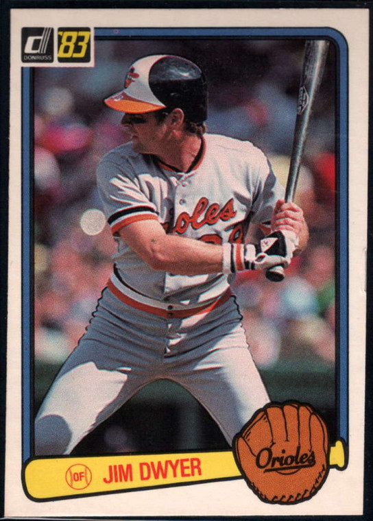 1983 Donruss #583 Jim Dwyer VG Baltimore Orioles 