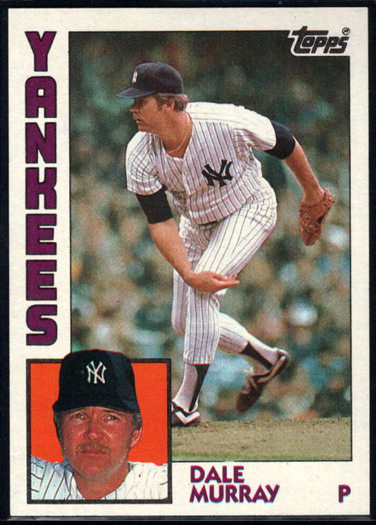 1984 Topps #697 Dale Murray VG New York Yankees 