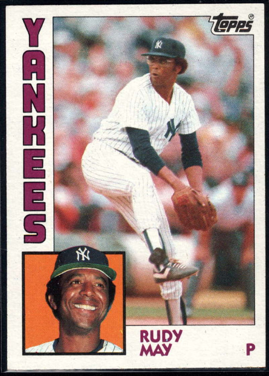 1984 Topps #652 Rudy May VG New York Yankees 