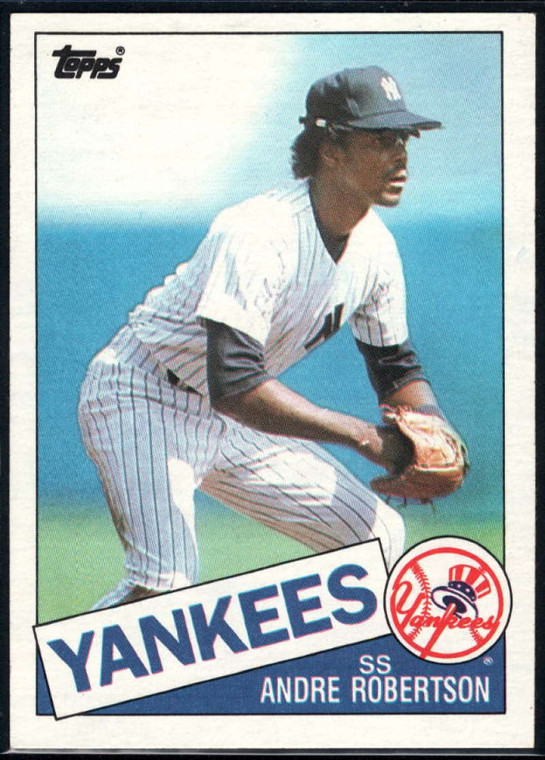 1985 Topps #354 Andre Robertson VG New York Yankees 