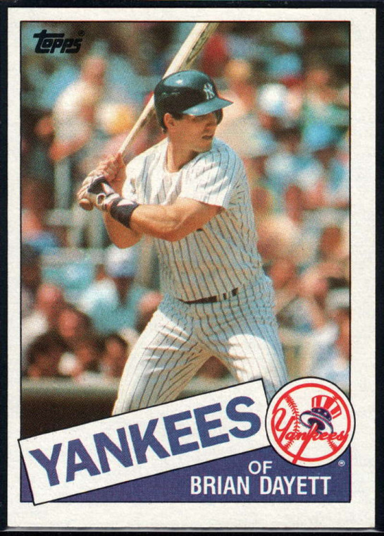 1985 Topps #534 Brian Dayett VG New York Yankees 