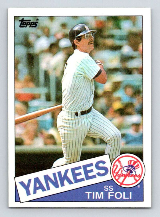 1985 Topps #456 Tim Foli VG New York Yankees 
