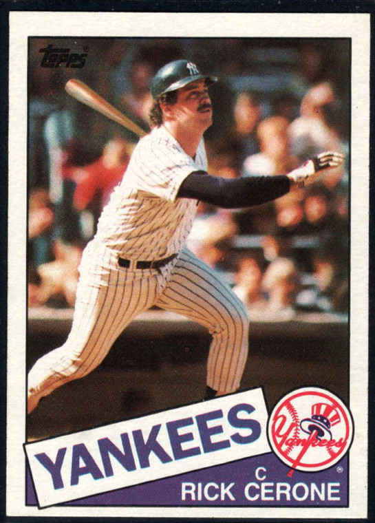 1985 Topps #429 Rick Cerone VG New York Yankees 