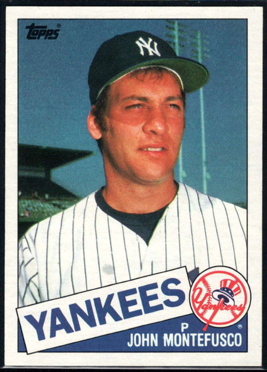 1985 Topps #301 John Montefusco VG New York Yankees 