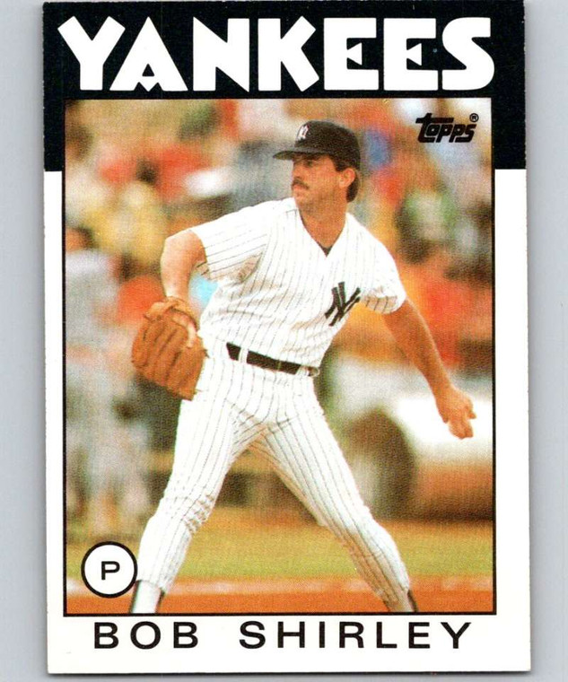 1986 Topps #213 Bob Shirley VG New York Yankees 